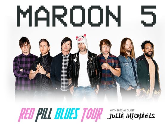 Maroon 5 Red Pill Blues Tour 93.1 Radio