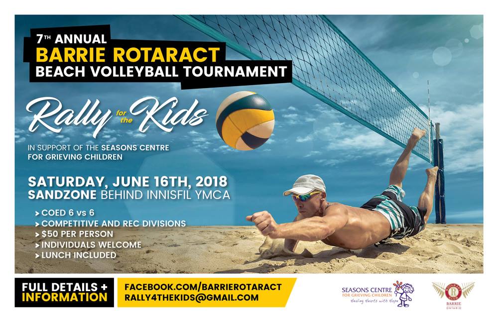7th Annual Barrie Rotaract Beach Volleyball Tournament 93.1 Fresh Radio