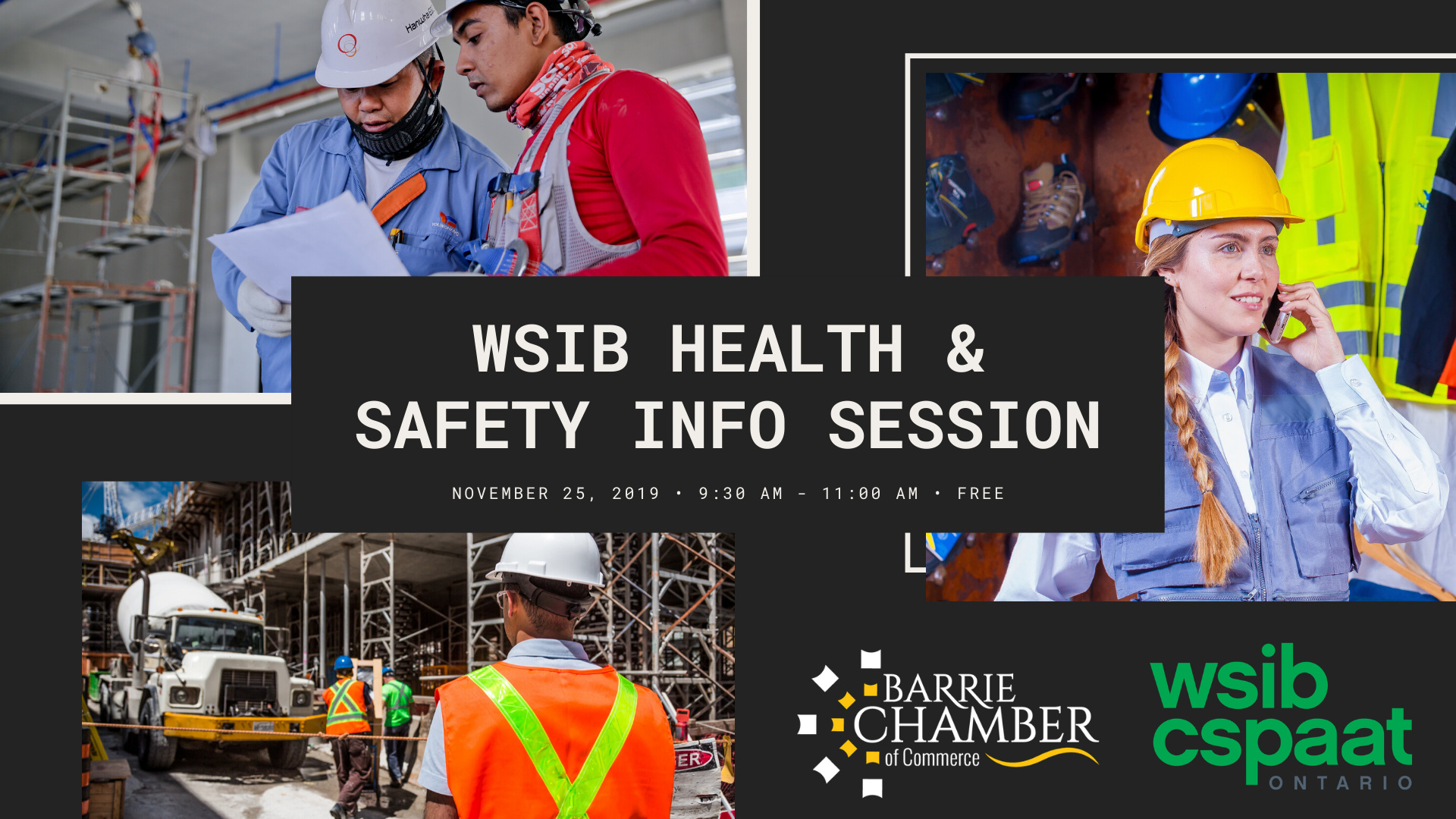 Health and Safety Information Session with WSIB Free 93.1