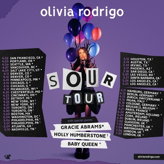 OLIVIA RODRIGO SOUR TOUR 93.1 Fresh Radio