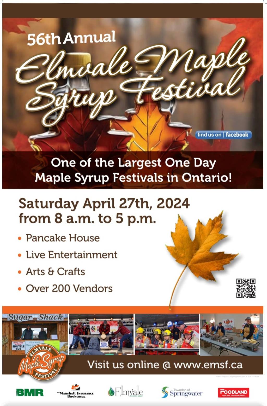 56th Annual Elmvale Maple Syrup Festival 93.1 Fresh Radio