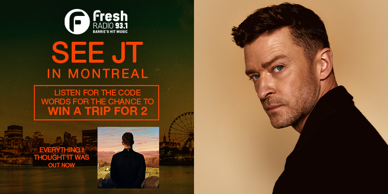 Win A Trip To See JT In Montreal