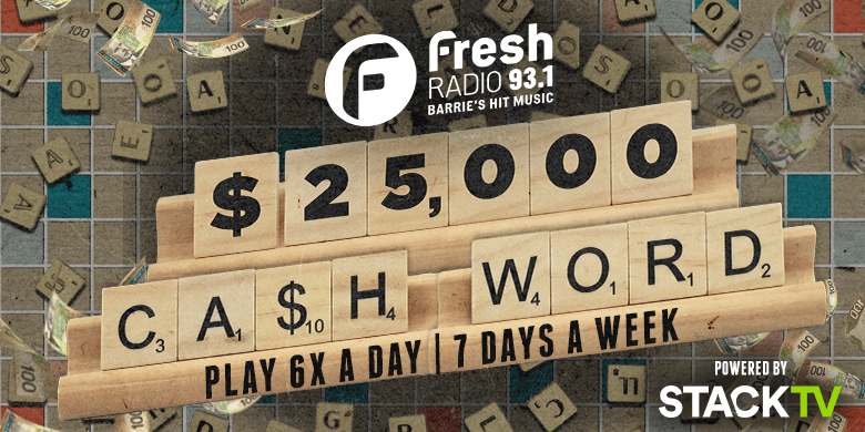 Fresh 93.1’s $25,000 Ca$h Word